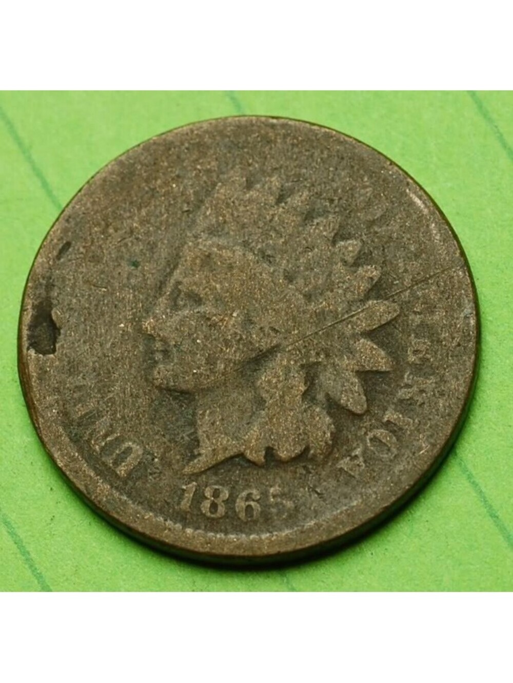 W556 1865 Indian Head Cent Penny 1c - Check Out Our Store old coin money collect